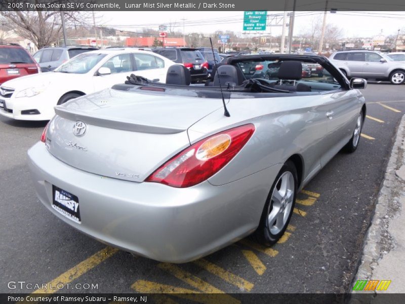 Lunar Mist Silver Metallic / Dark Stone 2005 Toyota Solara SE V6 Convertible
