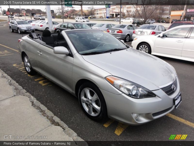 Lunar Mist Silver Metallic / Dark Stone 2005 Toyota Solara SE V6 Convertible
