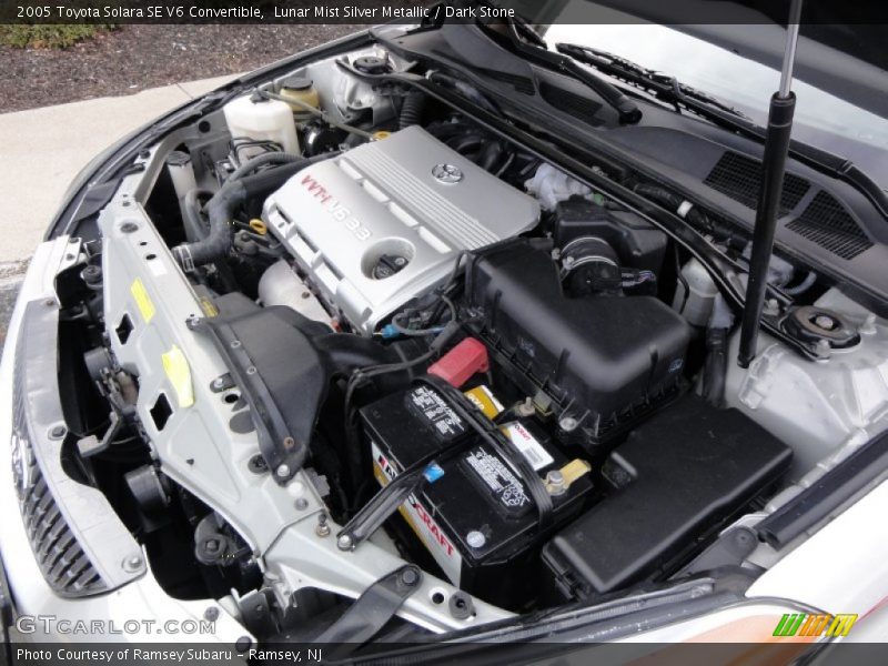 Lunar Mist Silver Metallic / Dark Stone 2005 Toyota Solara SE V6 Convertible