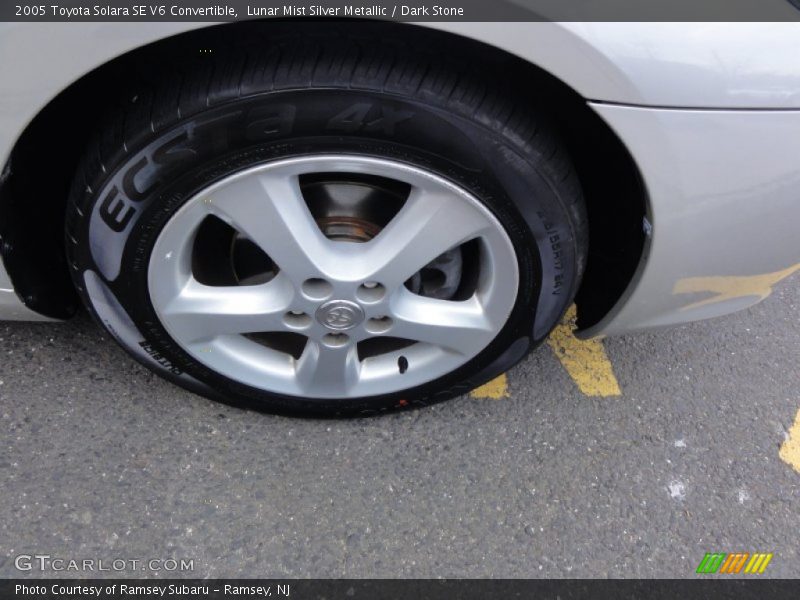 Lunar Mist Silver Metallic / Dark Stone 2005 Toyota Solara SE V6 Convertible