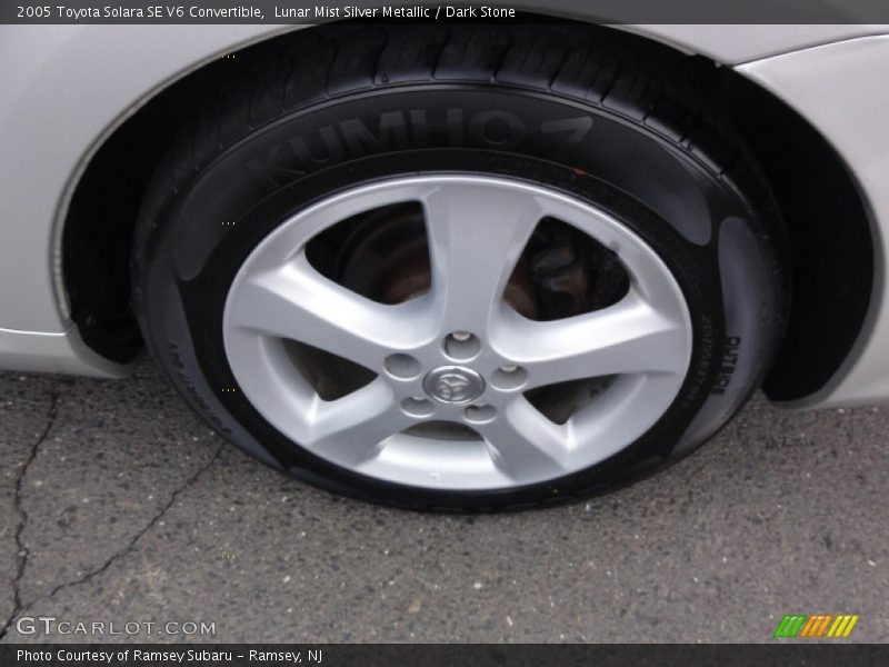 Lunar Mist Silver Metallic / Dark Stone 2005 Toyota Solara SE V6 Convertible