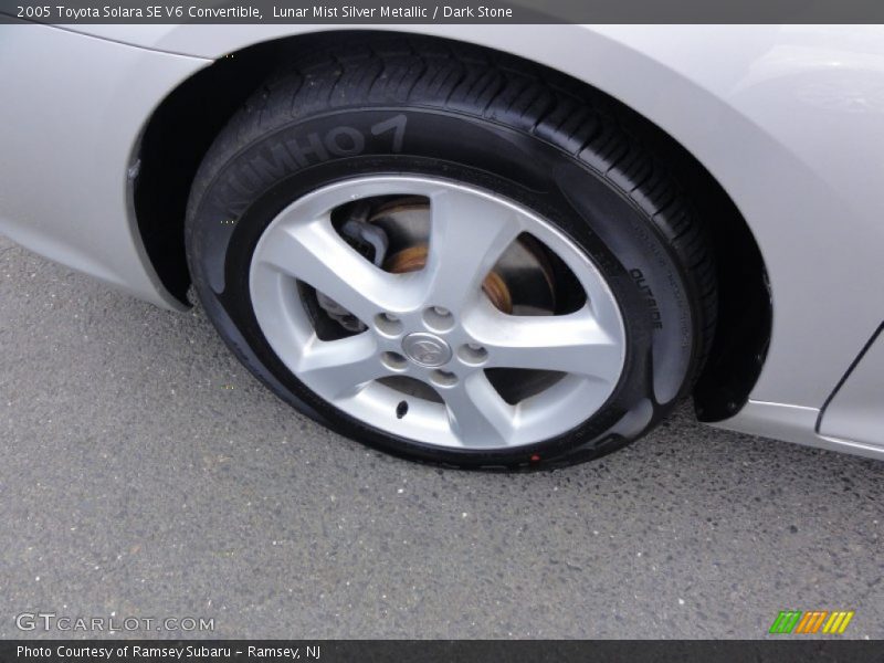 Lunar Mist Silver Metallic / Dark Stone 2005 Toyota Solara SE V6 Convertible