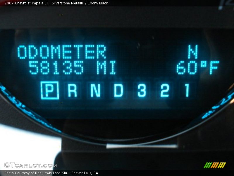 Silverstone Metallic / Ebony Black 2007 Chevrolet Impala LT