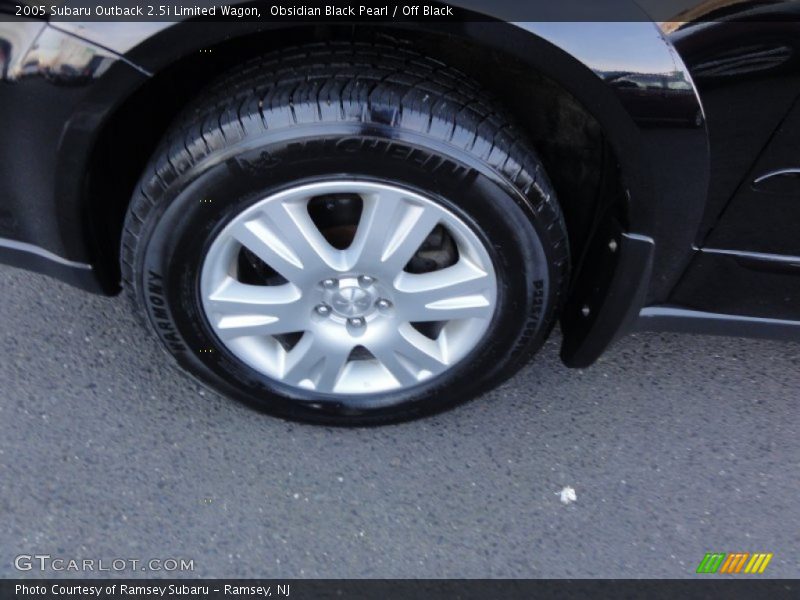 Obsidian Black Pearl / Off Black 2005 Subaru Outback 2.5i Limited Wagon