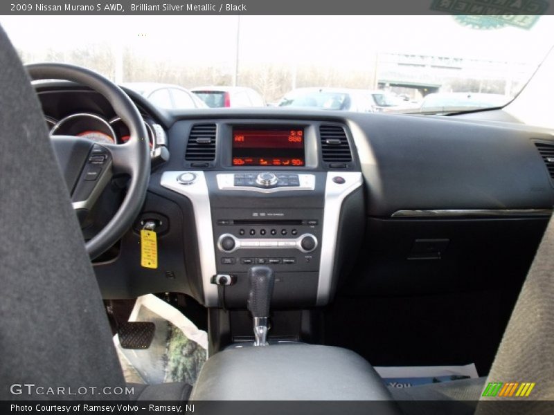 Brilliant Silver Metallic / Black 2009 Nissan Murano S AWD