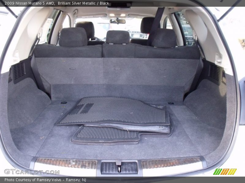Brilliant Silver Metallic / Black 2009 Nissan Murano S AWD