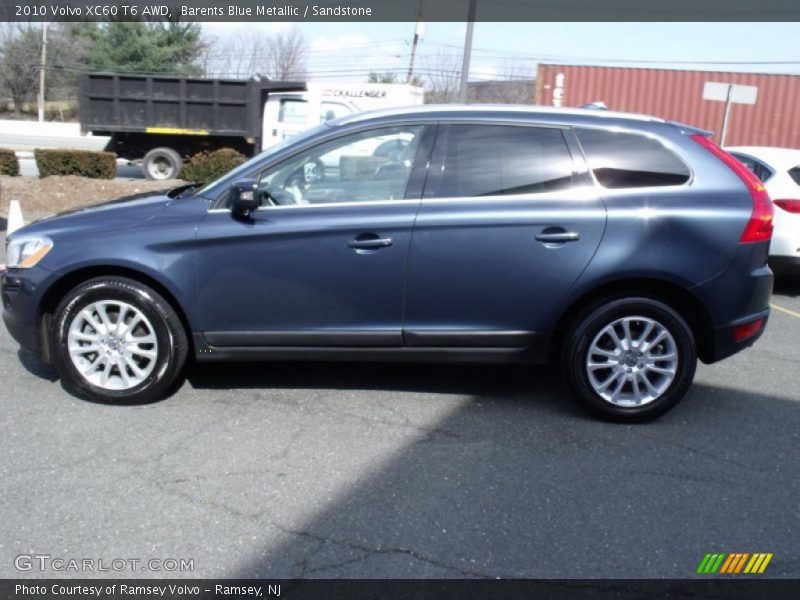 Barents Blue Metallic / Sandstone 2010 Volvo XC60 T6 AWD
