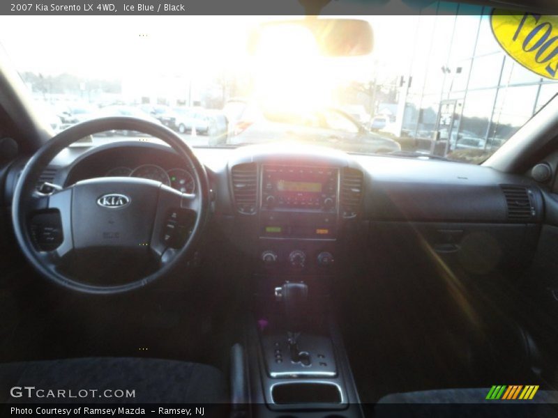 Ice Blue / Black 2007 Kia Sorento LX 4WD