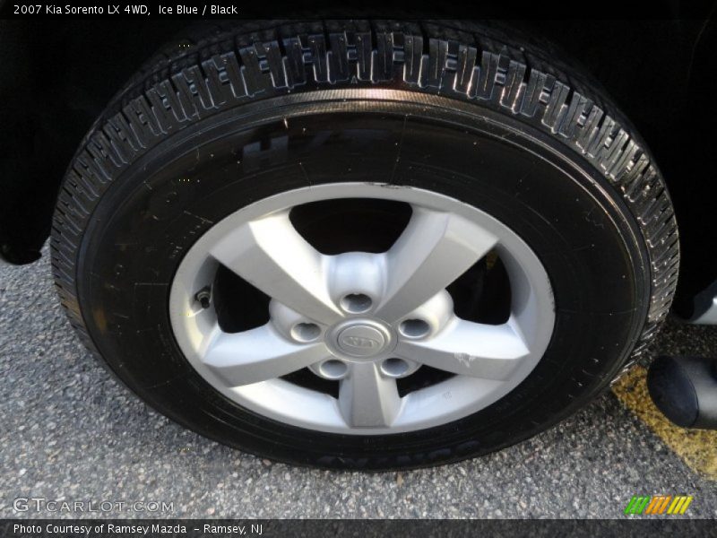 Ice Blue / Black 2007 Kia Sorento LX 4WD