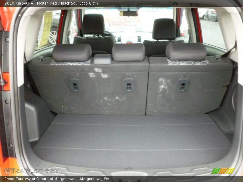 Molten Red / Black Soul Logo Cloth 2010 Kia Soul +
