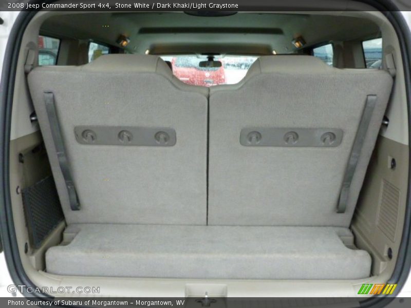Stone White / Dark Khaki/Light Graystone 2008 Jeep Commander Sport 4x4