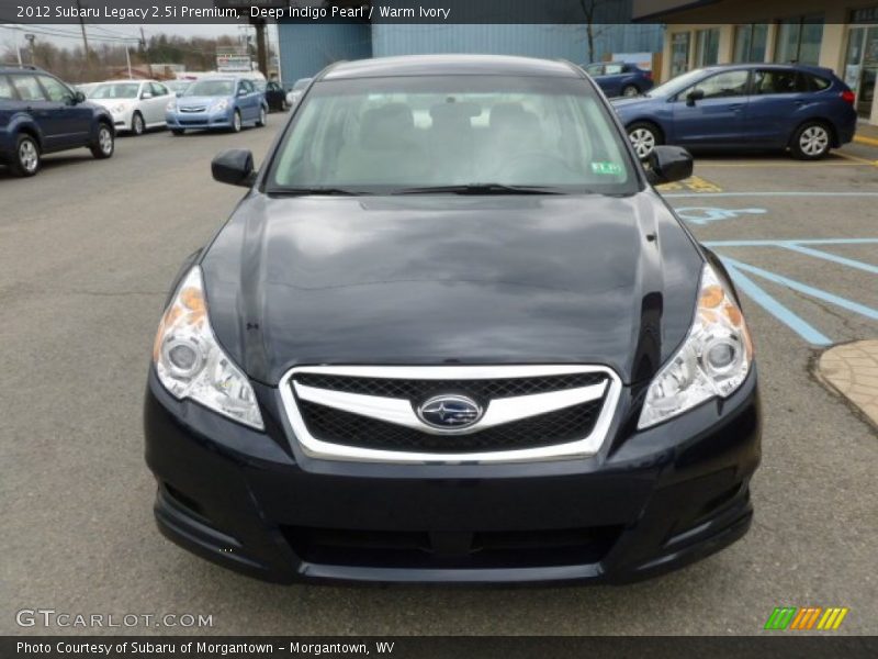 Deep Indigo Pearl / Warm Ivory 2012 Subaru Legacy 2.5i Premium