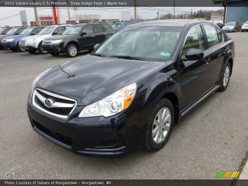 Deep Indigo Pearl / Warm Ivory 2012 Subaru Legacy 2.5i Premium