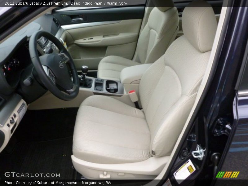 Deep Indigo Pearl / Warm Ivory 2012 Subaru Legacy 2.5i Premium