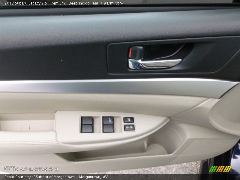 Deep Indigo Pearl / Warm Ivory 2012 Subaru Legacy 2.5i Premium