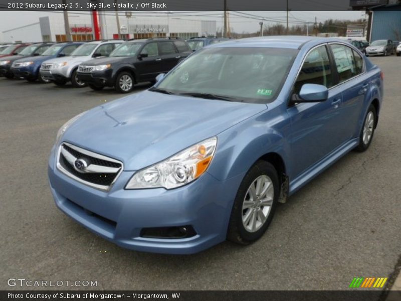 Sky Blue Metallic / Off Black 2012 Subaru Legacy 2.5i