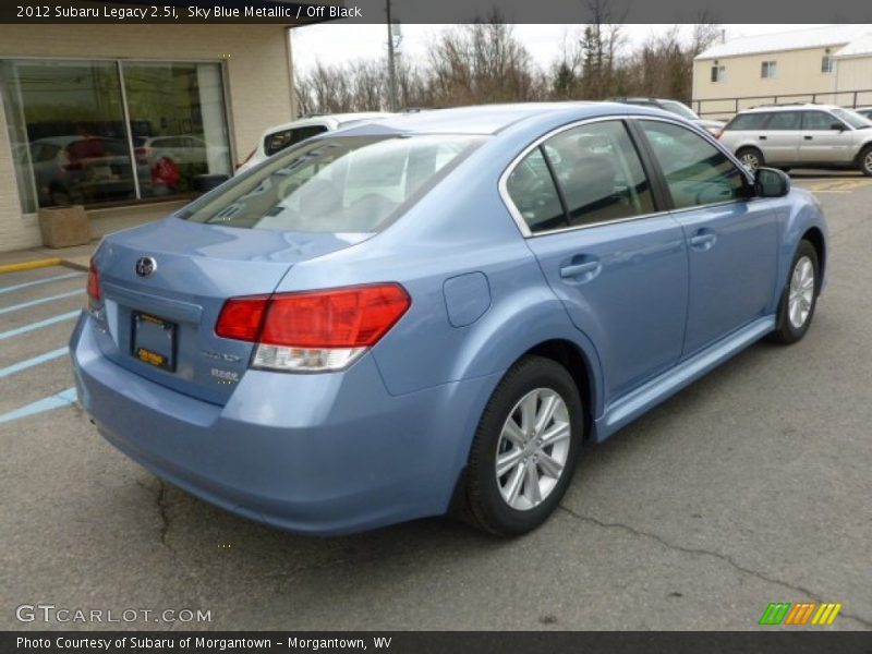 Sky Blue Metallic / Off Black 2012 Subaru Legacy 2.5i