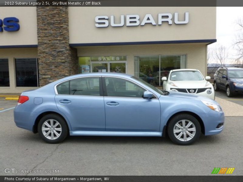 Sky Blue Metallic / Off Black 2012 Subaru Legacy 2.5i