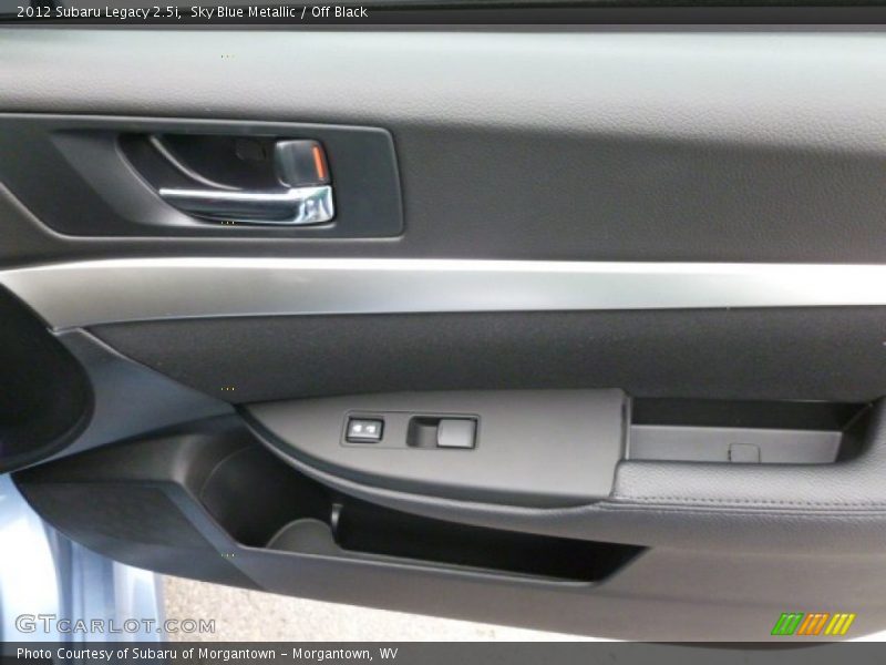 Sky Blue Metallic / Off Black 2012 Subaru Legacy 2.5i