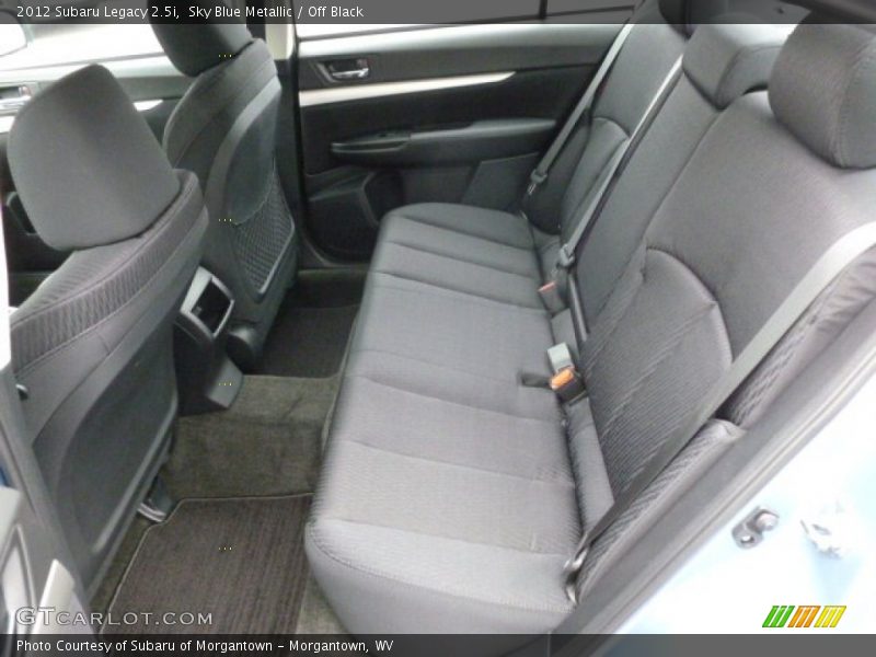 Sky Blue Metallic / Off Black 2012 Subaru Legacy 2.5i