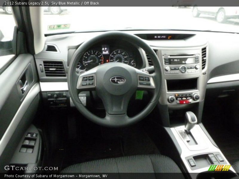 Sky Blue Metallic / Off Black 2012 Subaru Legacy 2.5i