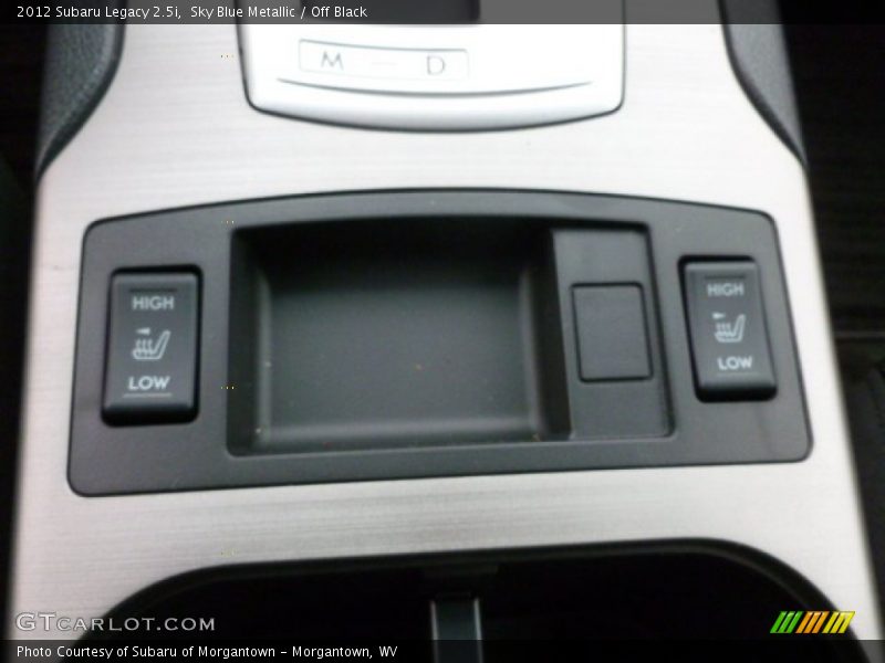 Sky Blue Metallic / Off Black 2012 Subaru Legacy 2.5i