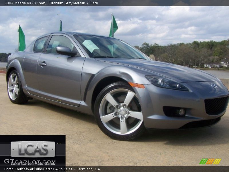 Titanium Gray Metallic / Black 2004 Mazda RX-8 Sport
