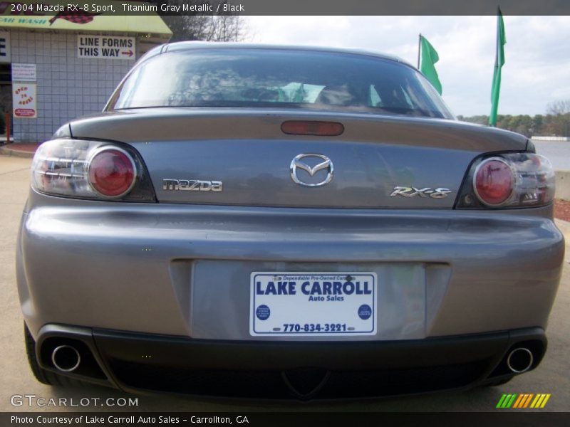 Titanium Gray Metallic / Black 2004 Mazda RX-8 Sport