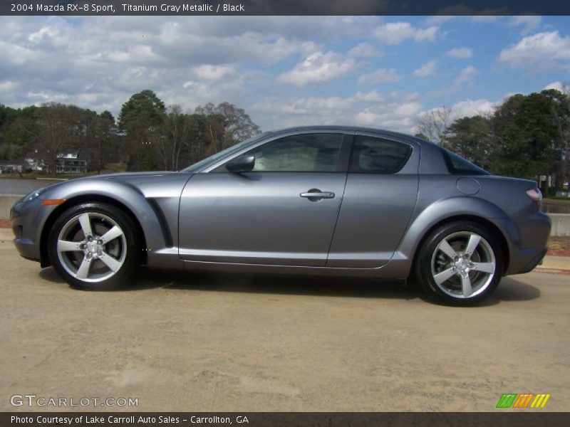 Titanium Gray Metallic / Black 2004 Mazda RX-8 Sport