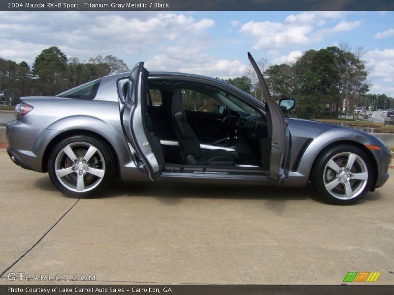 Titanium Gray Metallic / Black 2004 Mazda RX-8 Sport