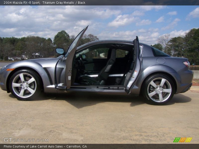 Titanium Gray Metallic / Black 2004 Mazda RX-8 Sport