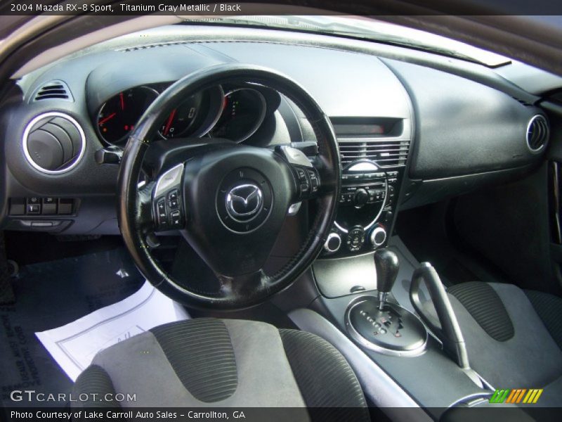 Titanium Gray Metallic / Black 2004 Mazda RX-8 Sport