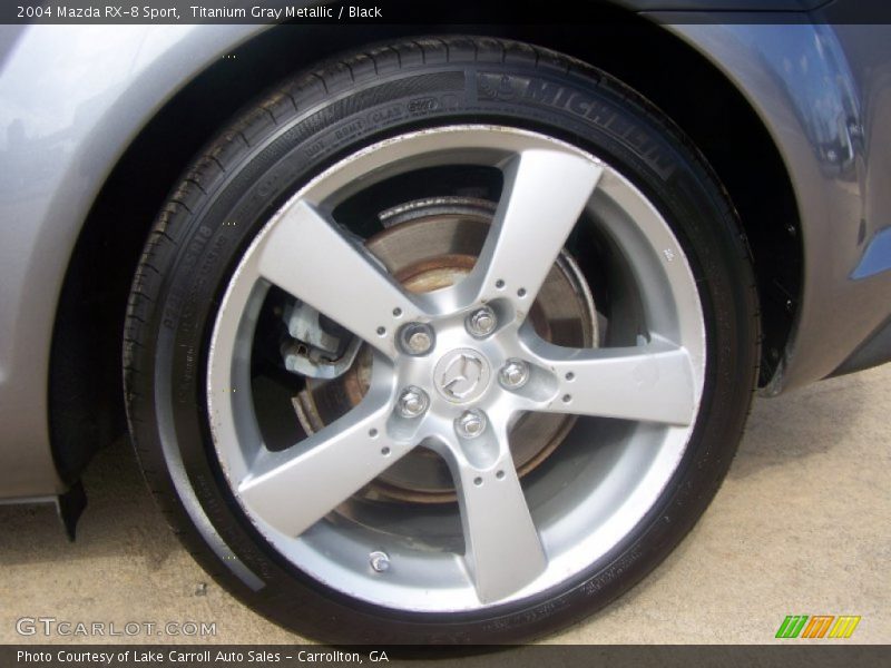 Titanium Gray Metallic / Black 2004 Mazda RX-8 Sport