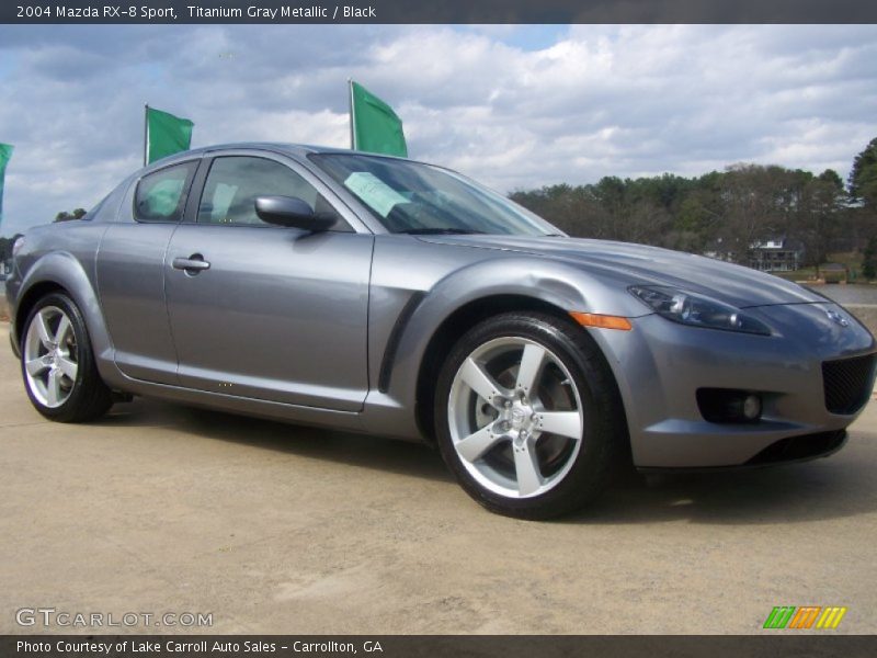 Titanium Gray Metallic / Black 2004 Mazda RX-8 Sport