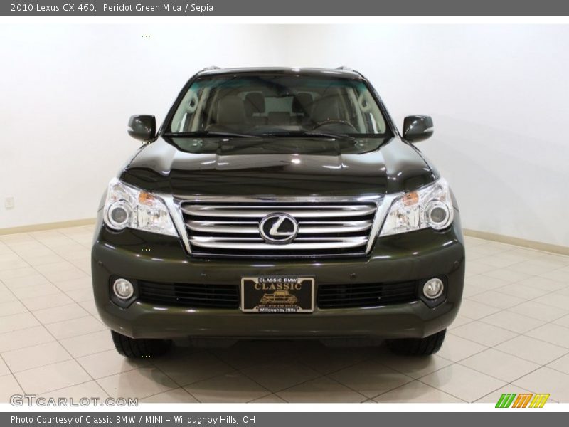 Peridot Green Mica / Sepia 2010 Lexus GX 460