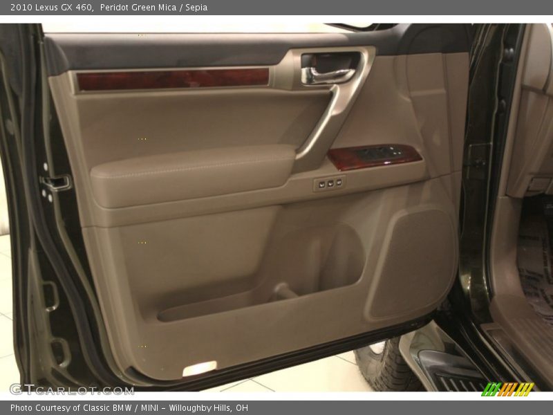 Peridot Green Mica / Sepia 2010 Lexus GX 460