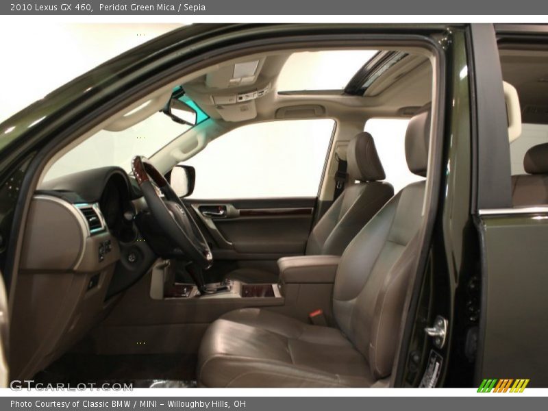 Peridot Green Mica / Sepia 2010 Lexus GX 460