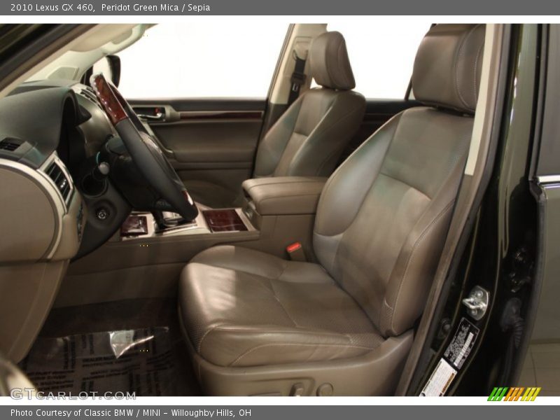 Peridot Green Mica / Sepia 2010 Lexus GX 460