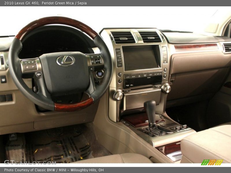 Peridot Green Mica / Sepia 2010 Lexus GX 460