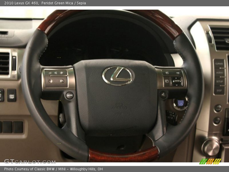 Peridot Green Mica / Sepia 2010 Lexus GX 460