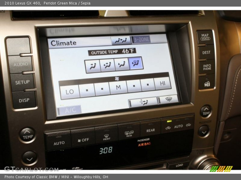 Peridot Green Mica / Sepia 2010 Lexus GX 460