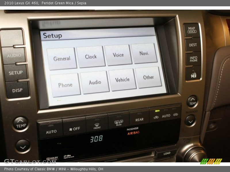 Peridot Green Mica / Sepia 2010 Lexus GX 460