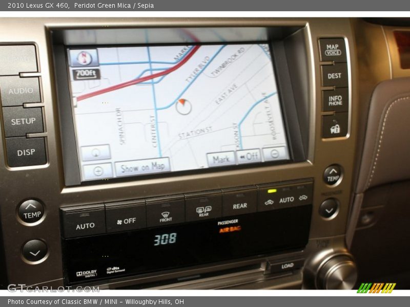 Peridot Green Mica / Sepia 2010 Lexus GX 460
