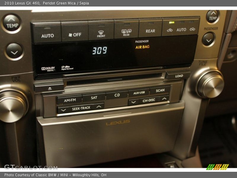 Peridot Green Mica / Sepia 2010 Lexus GX 460
