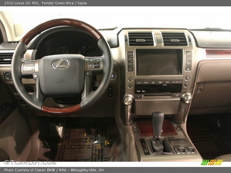 Peridot Green Mica / Sepia 2010 Lexus GX 460