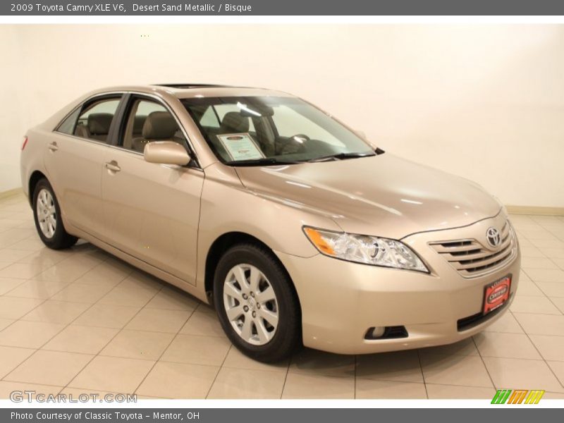 Desert Sand Metallic / Bisque 2009 Toyota Camry XLE V6