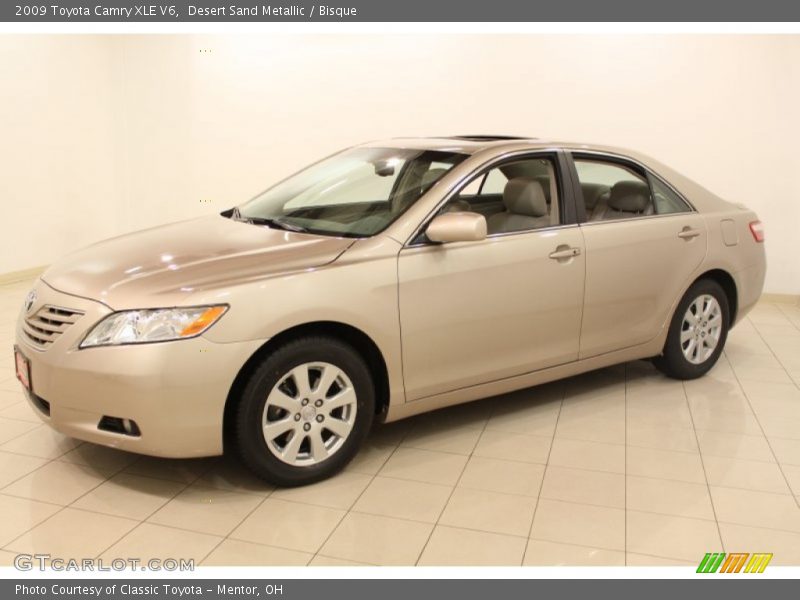 Desert Sand Metallic / Bisque 2009 Toyota Camry XLE V6