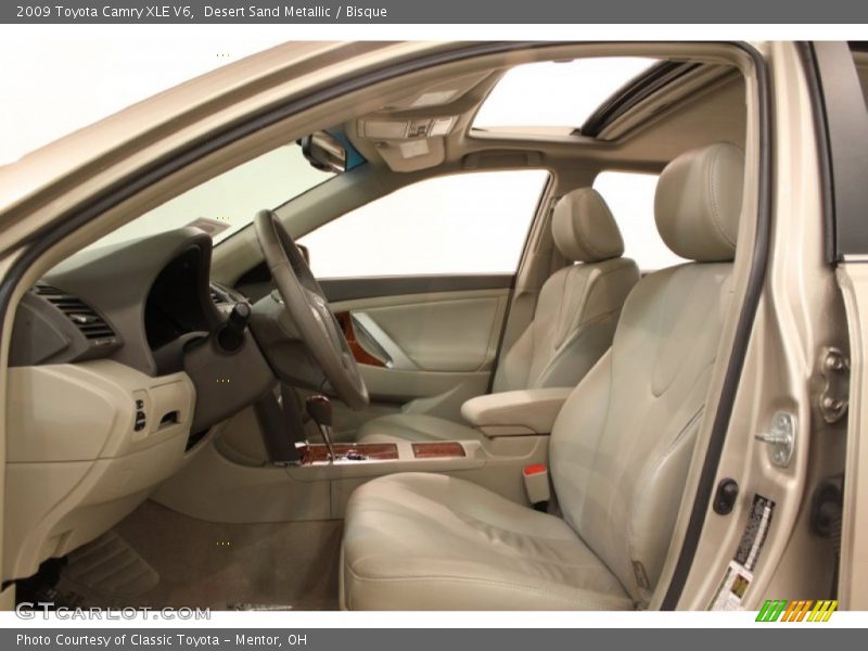 Desert Sand Metallic / Bisque 2009 Toyota Camry XLE V6