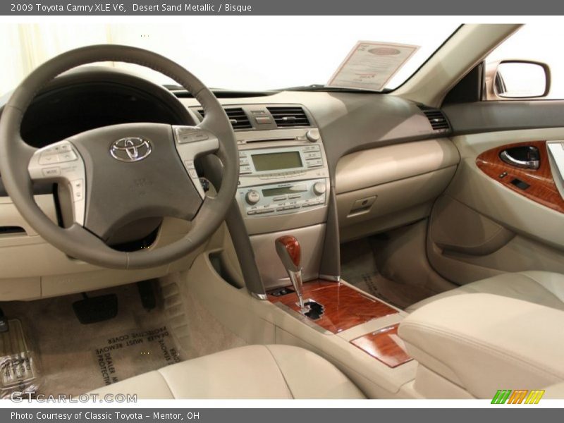 Desert Sand Metallic / Bisque 2009 Toyota Camry XLE V6
