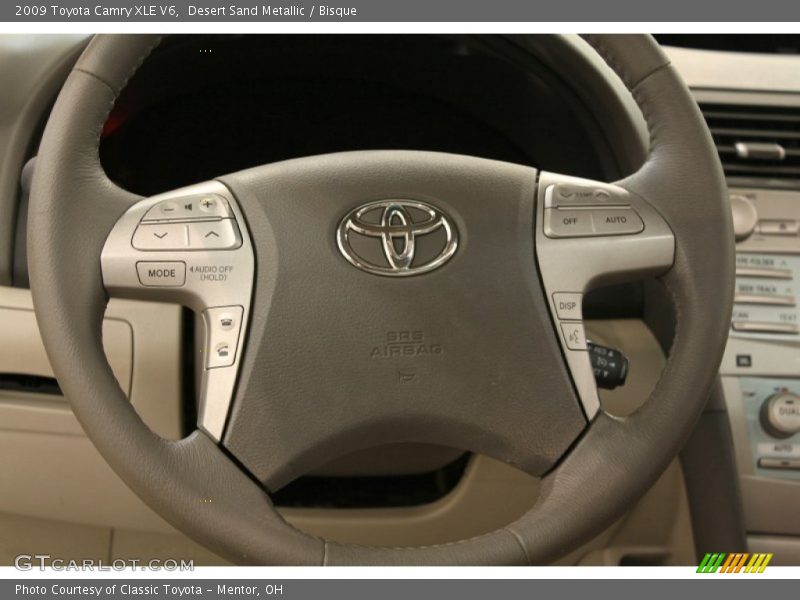 Desert Sand Metallic / Bisque 2009 Toyota Camry XLE V6